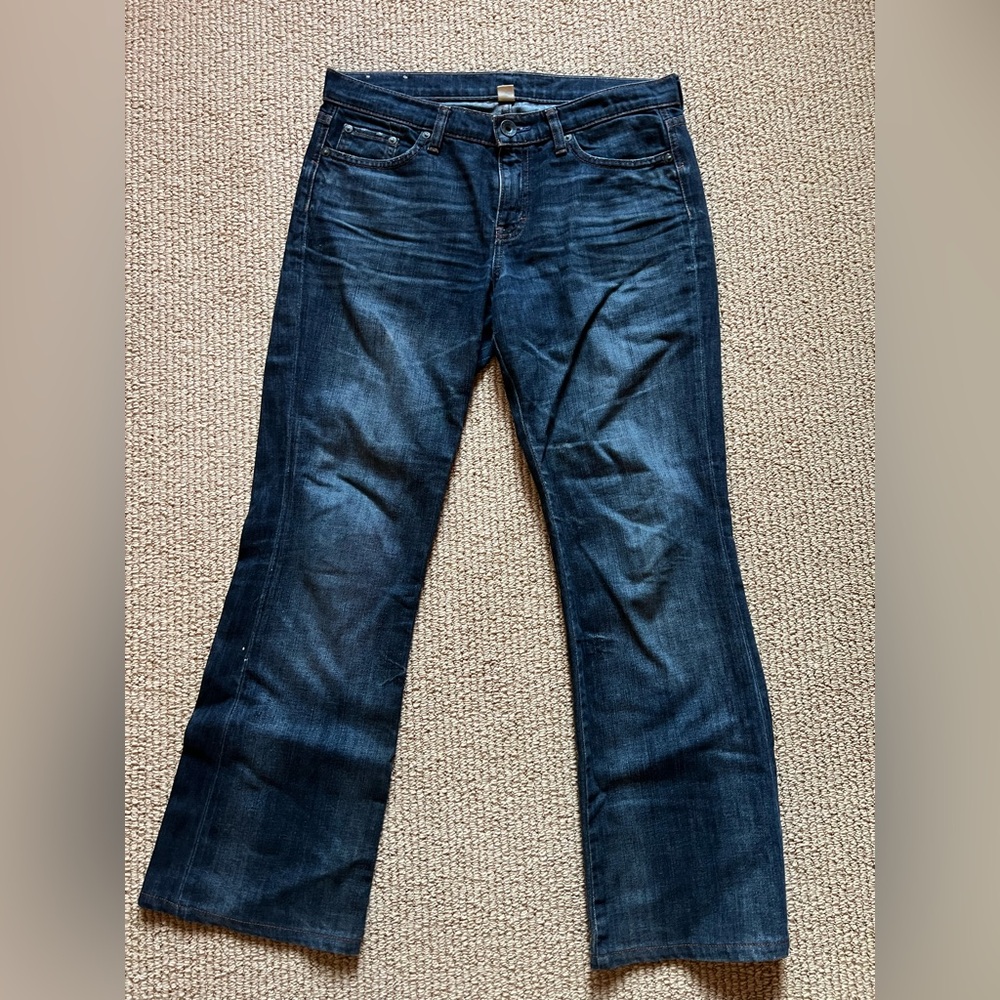 Banana Republic Bootcut Jeans Dark Wash Size 30 Flare Stretch Denim